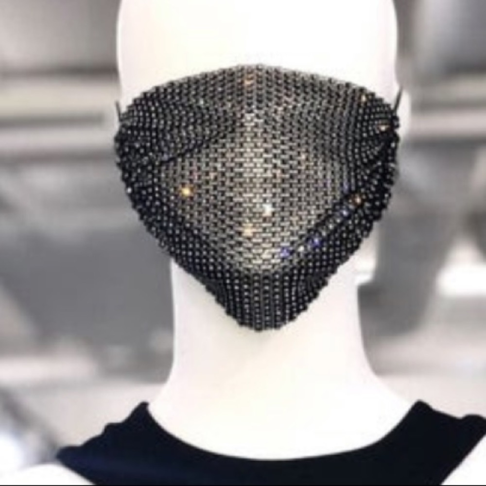 New rhinestone bedazzled face mask
